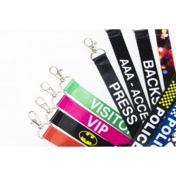 Predtlačené kľúčenky na krk