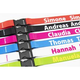 Šnúrky na krk s menom