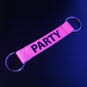 Fluo kľúčenka double