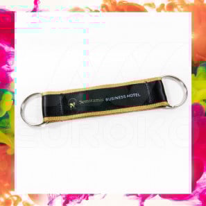 Premium látková kľúčenka „DOUBLE“