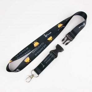 Lanyardy rebrované s plastovým trojzubcom