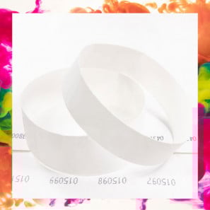 Laser tyvekové náramky