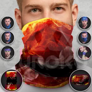 Multifunctional Scarf Flame