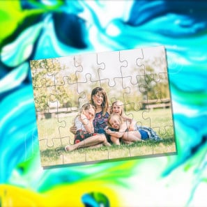 Puzzle s vlastnou grafikou 24 dielov