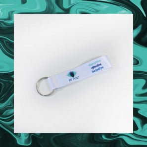 Textilná kľúčenka „SINGLE“