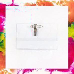 Visačka s klipom 9*6 cm