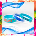 Silikonové náramky - premium potlač
