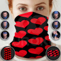 Tube Scarf for Adults Hearts