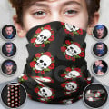Tube Scarf for Kids Skulls