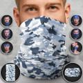 Tubular Scarf for Adults Military Blue