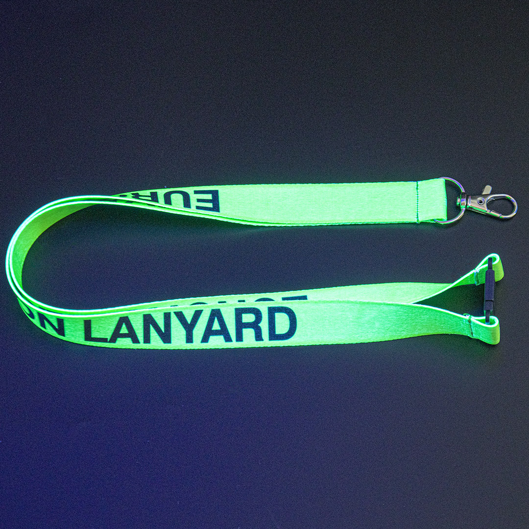 Fluo šnúrky na krk so sponou Fluo šnúrky na krk so sponou