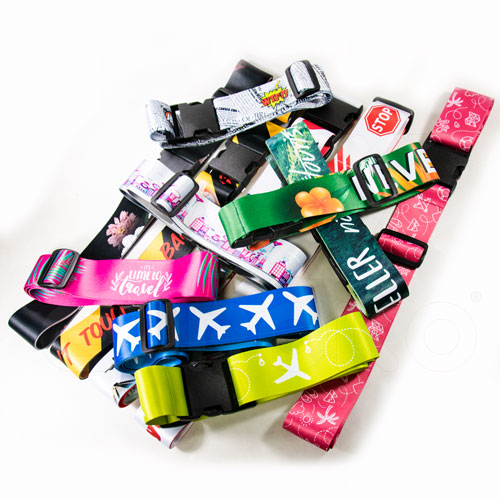 Vzorovaný batožinový popruh Vzorovaný batožinový popruh